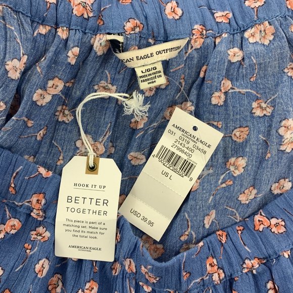 American Eagle | Floral Hi-Low Skirt - Picture 5 of 12